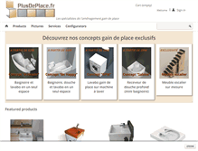 Tablet Screenshot of plusdeplace.fr